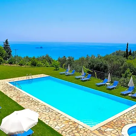 Appartement With Adult And Childrens Pool And Sea View - Pelekas