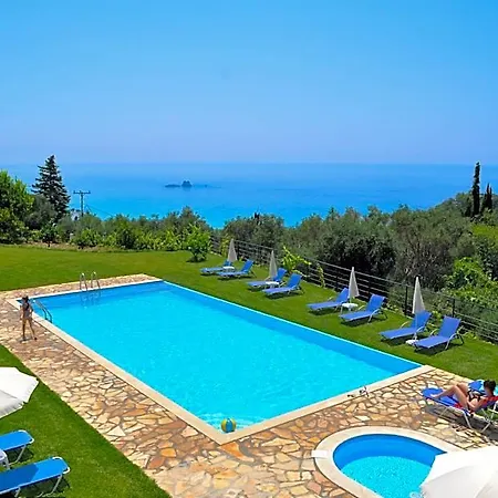 With Adult And Childrens Pool And Sea View - Pelekas Hotel Corfu (city)